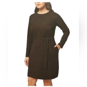Modern Ambition Ladies Crew Neck Ribbed Dress